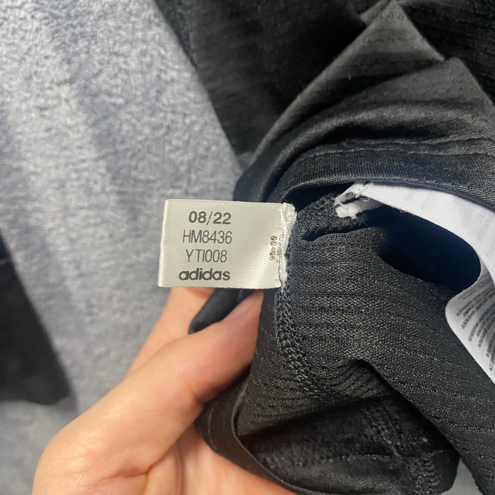 Adidas Shirt Mens Small Aeroready Long Sleeve Training Black HM8436 Made in 2022 - Picture 7 of 9